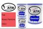 Preview: Fiat, Rosso Pantone, 032U: 1L Lackdose + 1L Klarlack + 500ml Härter - Set, von ATW Autoteile West.
